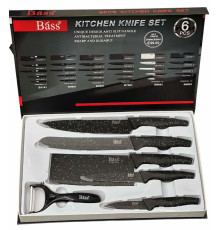 Набір металокерамічних ножів 6шт Bass B4881 (24)