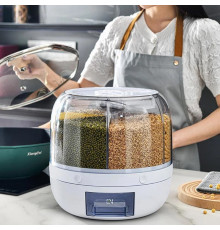 Вологостійкий контейнер для зберігання, що обертається на 360 градусів БІЛЬШЕ 6027 Круп 474 (4)