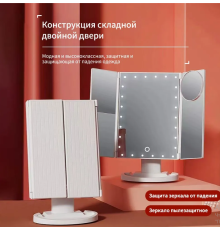 Потрійне дзеркало косметичний настільний Cosmetic mirror  LY-700 (24)