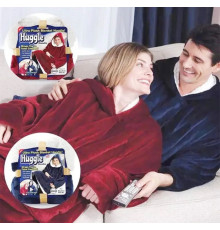 148 huggle HOODIE толстовка-плед з капюшоном Синій (60)