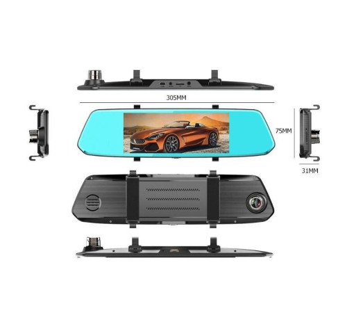 W700 Зеркало-видеорегистратор W700  7"