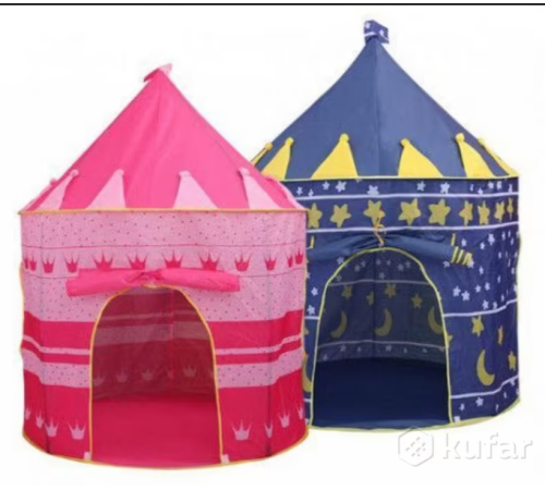 Детская игровая палатка Замок / Палатка детская в виде замка  (35) (32)