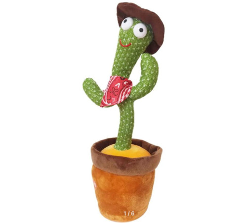 Танцующий кактус Dancing Cactus   КОРИЧНЕВАЯ ШЛЯпа  1518-2(100)