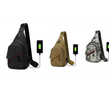 Сумка Через Плече  с красной полоской   SILVER KNIGHT TY-6028 размер 30х17х5см 3л    (210)(150)(100)