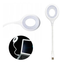 Гибкий USB-светильник с управлением голосом 16 LED, 5 Вт, Белый Лампа USB LED lamp LK-50   (200)