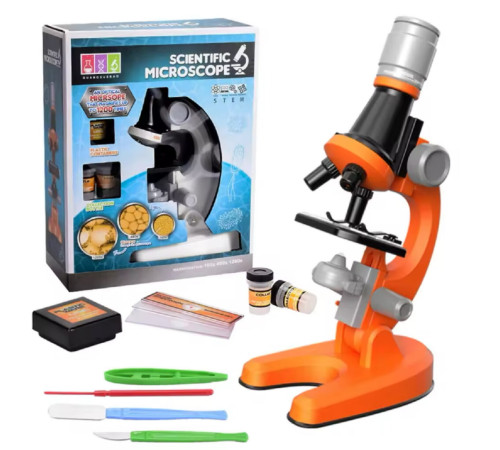 Микроскоп  Детский с  зумом, Лаборатория по биологии,   HA -148 (1013) (48)