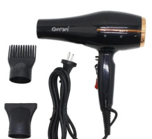Фен для волос Gemei GM-1780, черный  (24)