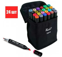Набір скетч-маркерів Touch 24 шт для малювання двосторонніх (60 шт/ящ)