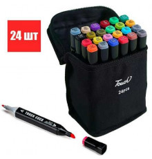 Набір скетч-маркерів Touch 24 шт для малювання двосторонніх (60 шт/ящ)
