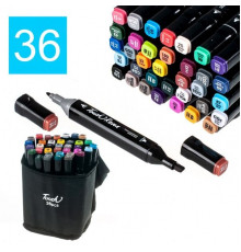 Набір скетч-маркерів Touch 36 шт для малювання двосторонніх (40 шт/ящ)