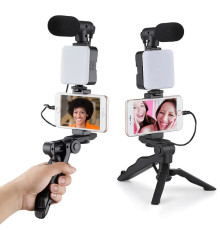 Відео світло .фотозйомки з кронштейном, бездротова лампа для відео = студійний Mobilephone(60