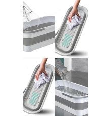 Складаний кошик для білизни прання, складна раковина для води, barrel LY-630 (50)