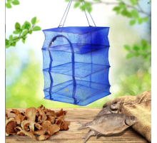 Сетка для сушки рыбы, грибов, овощей и фруктов трехъярусная 35*35**75 см   маленькая (60)