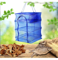 Сітка для сушіння риби, грибів, овочів та фруктів триярусна 35*35**75 см маленька (60)