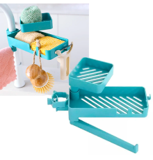 Полиці та етажерки для ванних кімнат Органайзер Для мочалок FAUCET RACK LY-282