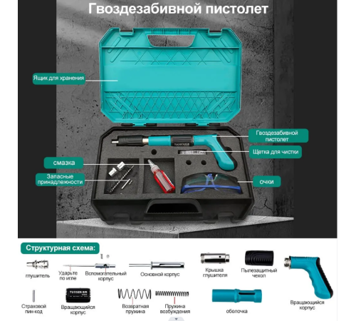 Пневматическийпистолет гвоздезабивной The ceiling artifact	-9 (10)