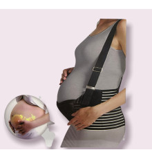 Бандаж для вагітних з гумкою через спину для підтримки m l XL XXl  XL-1349 (100)