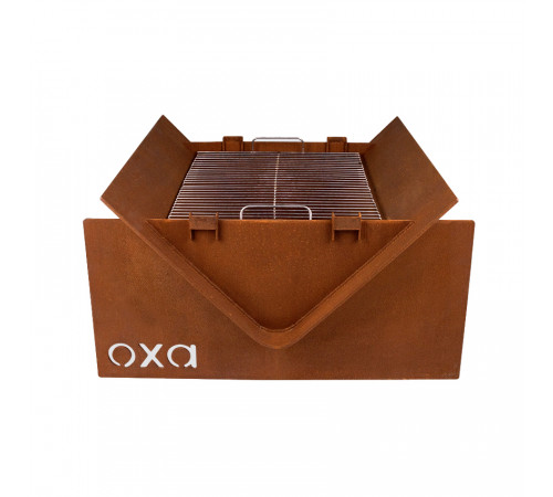 Гриль-вогнище «OXA Corner» від Daddy Smoke з CorTen (чаша для вогню)