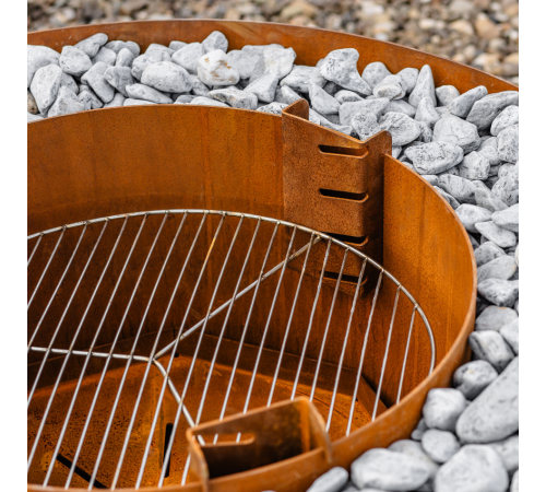 Гриль-вогнище OXA Round з CorTen (чаша для вогню)