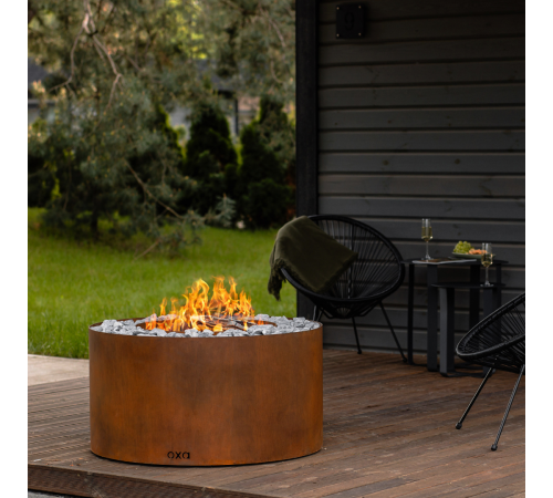Гриль-вогнище OXA Round з CorTen (чаша для вогню)