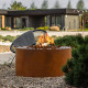 Гриль-вогнище OXA Round з CorTen (чаша для вогню)