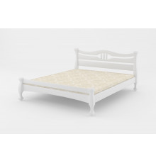 Двуспальная кровать Mebigrand Даллас Белый (RAL9003) 140х200 см (DMBG-1768)