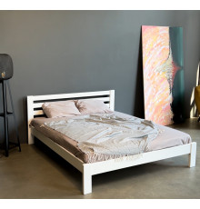 Двуспальная кровать Mebigrand Колумбия 140х200 см Белый (DMBG-2714)