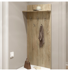 Вешалка на стену Эверест Соната-600 60х130 см Дуб сонома (DTM-2120)