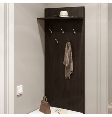 Вешалка на стену Эверест Соната-600 60х130 см венге темный (DTM-2121)