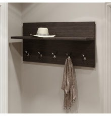 Вешалка на стену Эверест Соната-800 80х40 см венге темный (DTM-2123)