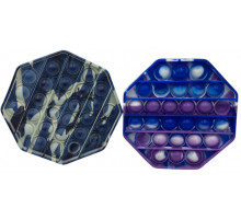 G126 POP IT Восмигранник, мармуровий.