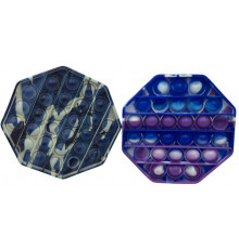 G126 POP IT Восмигранник, мармуровий.