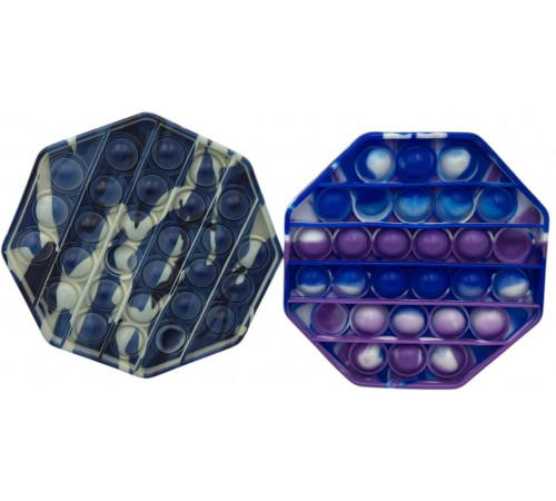 G126 POP IT Восмигранник, мармуровий.