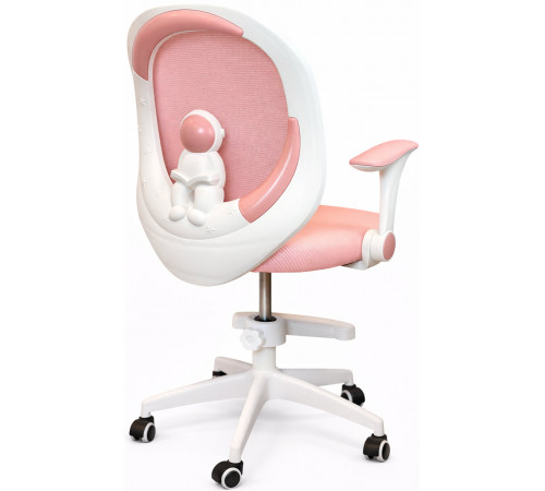 Кресло вращающееся детское с подставкой для ног PERFECT KIDS ASTRONAUT PINK Perfect Home Розовый (PFH-092115)