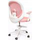 Кресло вращающееся детское с подставкой для ног PERFECT KIDS ASTRONAUT PINK Perfect Home Розовый (PFH-092115)
