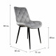 Стул PM-002 Perfect Home Серый (PFH-092065)