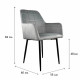 Стул PM-004 Perfect Home Серый (PFH-092071)