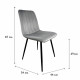 Стул PM-005 Perfect Home Серый (PFH-092074)