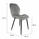 Стул PM-006 Perfect Home Серый (PFH-092077)