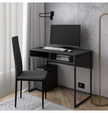 Стол письменный с полкой Doros Барт 100х55х78,1 см Графит (DRS-011426)