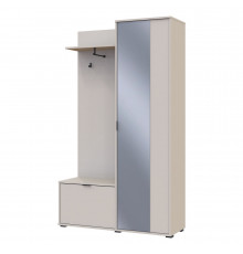 Прихожая Doros Дора Кашемир 1 ДСП/1 Зеркало 113.5х40х192 DRS-011780 (44900364)