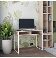 Стол письменный с полкой Doros Барт 100х55х78,1 см Дуб сонома (DRS-011429)