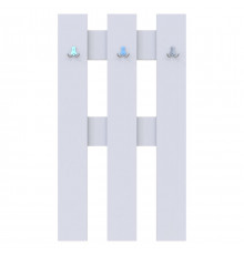 Вешалка для одежды Doros Н1 Белая 65х3,2х115 (DRS-011558)