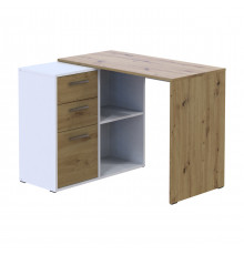 Офисный стол Doros T8 Белый/Дуб Артизан 100х83х75 (DRS-011512)