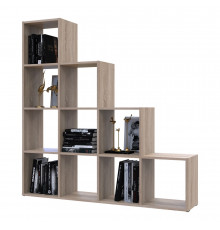Стеллаж Doros Степь 4х4 Дуб сонома открытый 136.2х28.8х140.7 DRS-011770 (41516165)