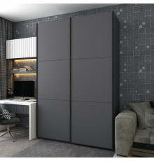 Шкаф купе Doros G-Caiser Графит/Графит 2 ДСП / 3 части 200х60х240 (42005230)