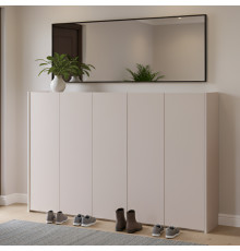 Тумба для обуви Doros Кассель Кашемир 5 ДСП 159х40х110 (41516217)