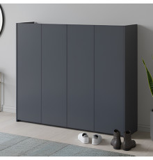 Тумба для обуви Doros Кассель Графит 4 ДСП 128х40х110 (41516215)