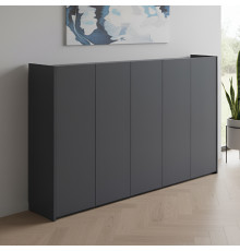 Тумба для обуви Doros Кассель Графит 5 ДСП 159х40х110 (41516219)