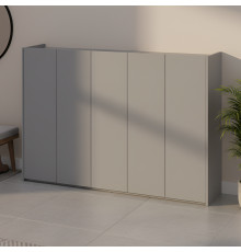 Тумба для обуви Doros Кассель Серый 5 ДСП 159х40х110 (41516227)